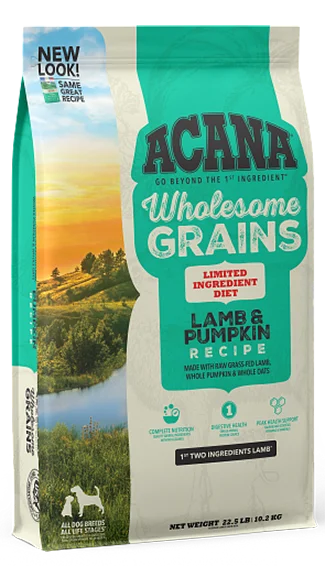 ACANA Singles with Wholesome Grains: Lamb & Pumpkin