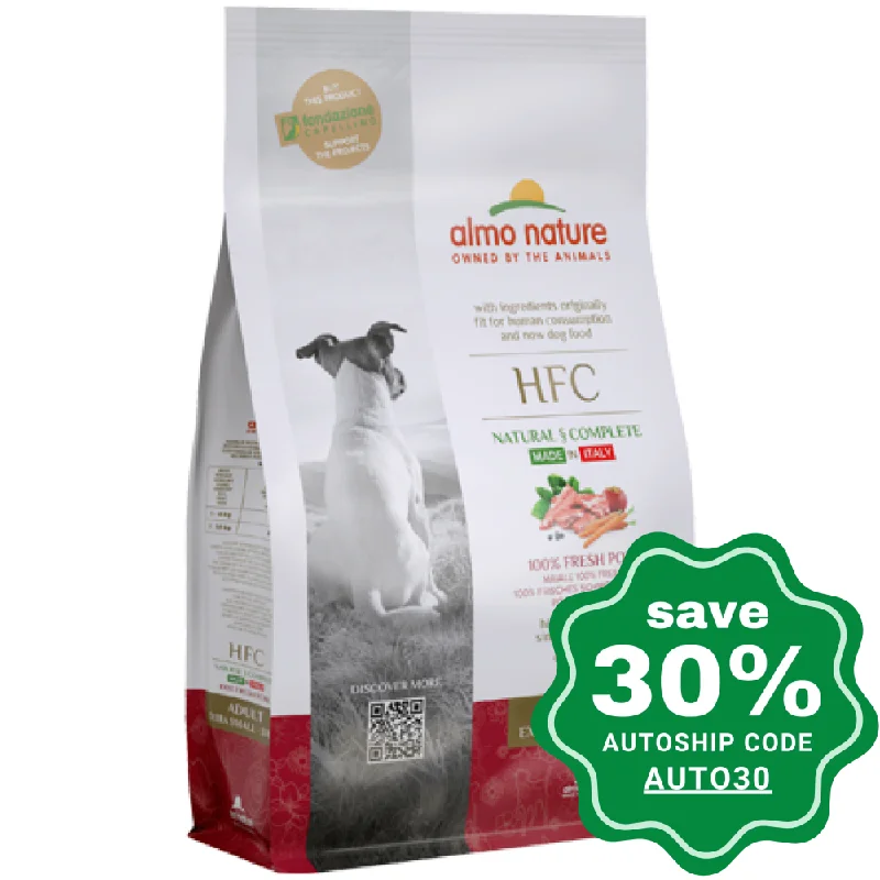 Almo Nature - Dry Food for Small Dogs - HFC Natural Adult - Fresh Pork - 1.2KG (Min. 4 Packs)