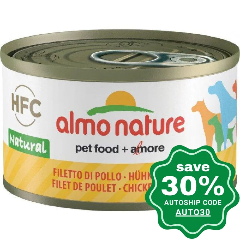 Almo Nature - Wet Food for Dogs - HFC Natural - Chicken Fillet - 95G (min. 24 cans)