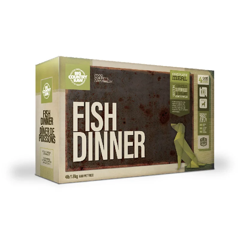 Big Country Raw Fish Dinner Carton - 4 Lb