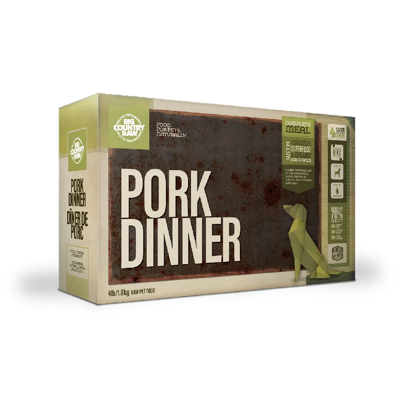 Big Country Raw Pork Dinner Carton - 4 Lb