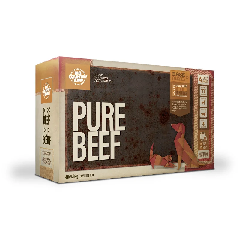 Big Country Raw Pure Beef Carton - 4 Lb