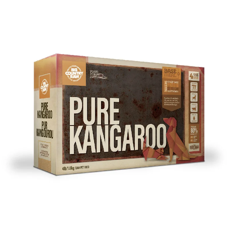 Big Country Raw Pure Kangaroo Carton - 4 Lb