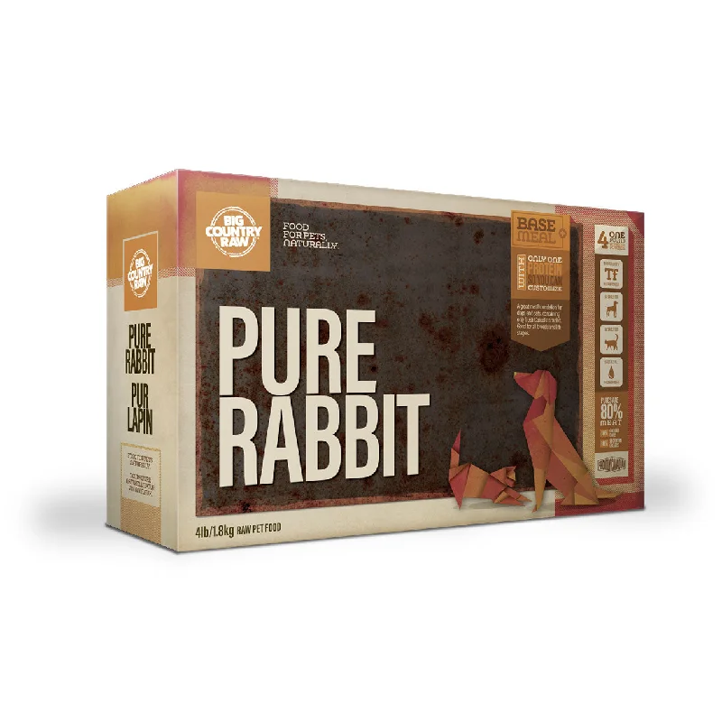 Big Country Raw Pure Rabbit Carton - 4 Lb