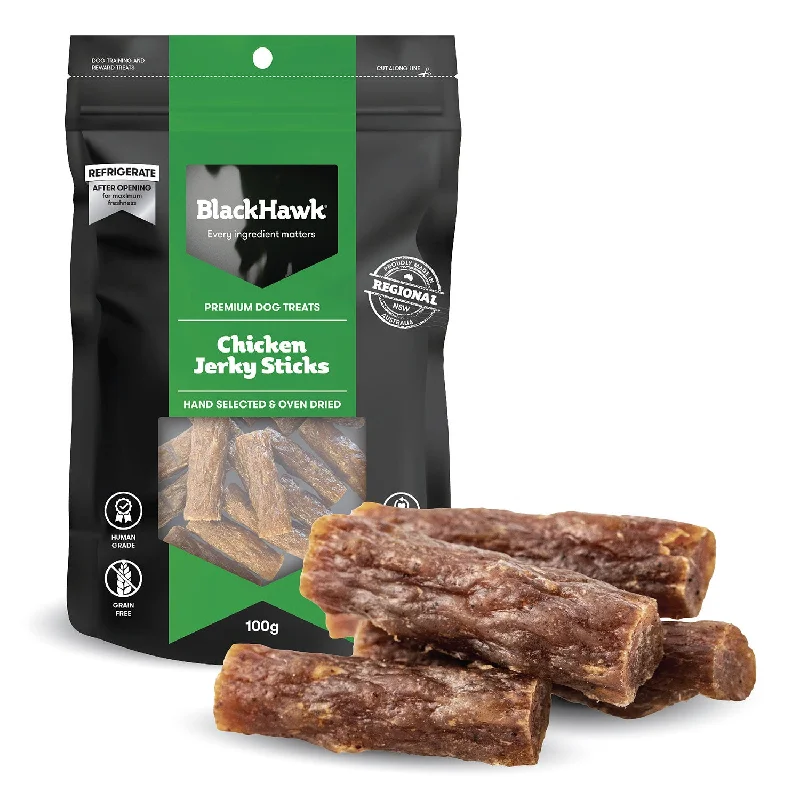 Black Hawk Chicken Jerky Sticks Dog Treat 100g