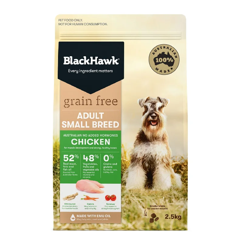 Black Hawk Grain Free Small Breed Chicken Adult Dry Dog Food