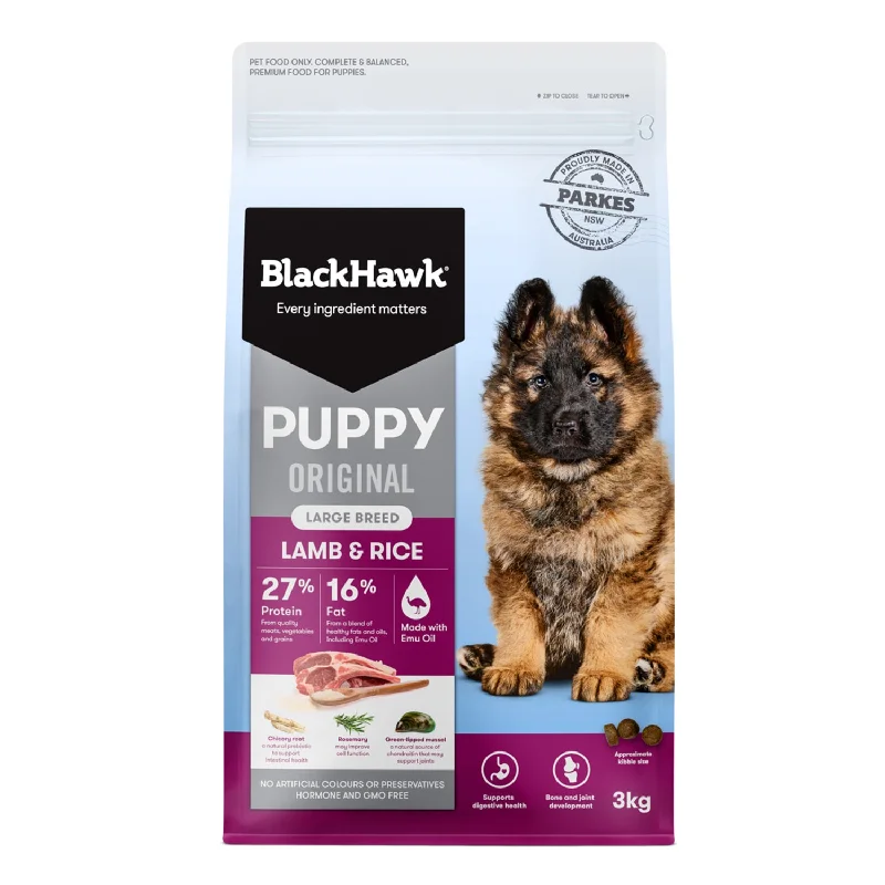 Black Hawk Large Breed Lamb & Rice Puppy Dry Dog Food