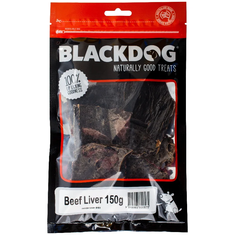 Blackdog Beef Liver Dog Treats 150g