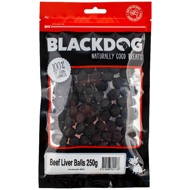 Blackdog Beef Liver Balls Dog Treats 250g***