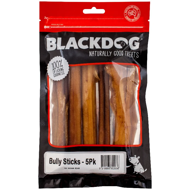 Blackdog Bully Sticks Dog Treats 5 Pack