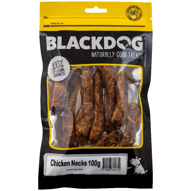 Blackdog Chicken Necks Dog Treats 100g