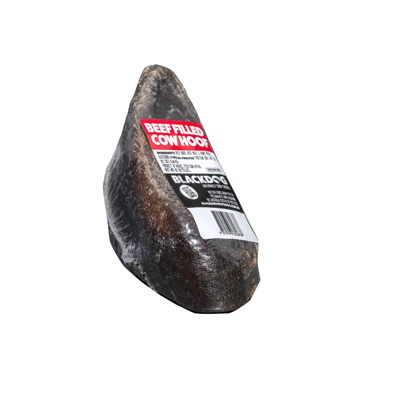 Blackdog Filled Cow Hoof Beef Single Dog Treat