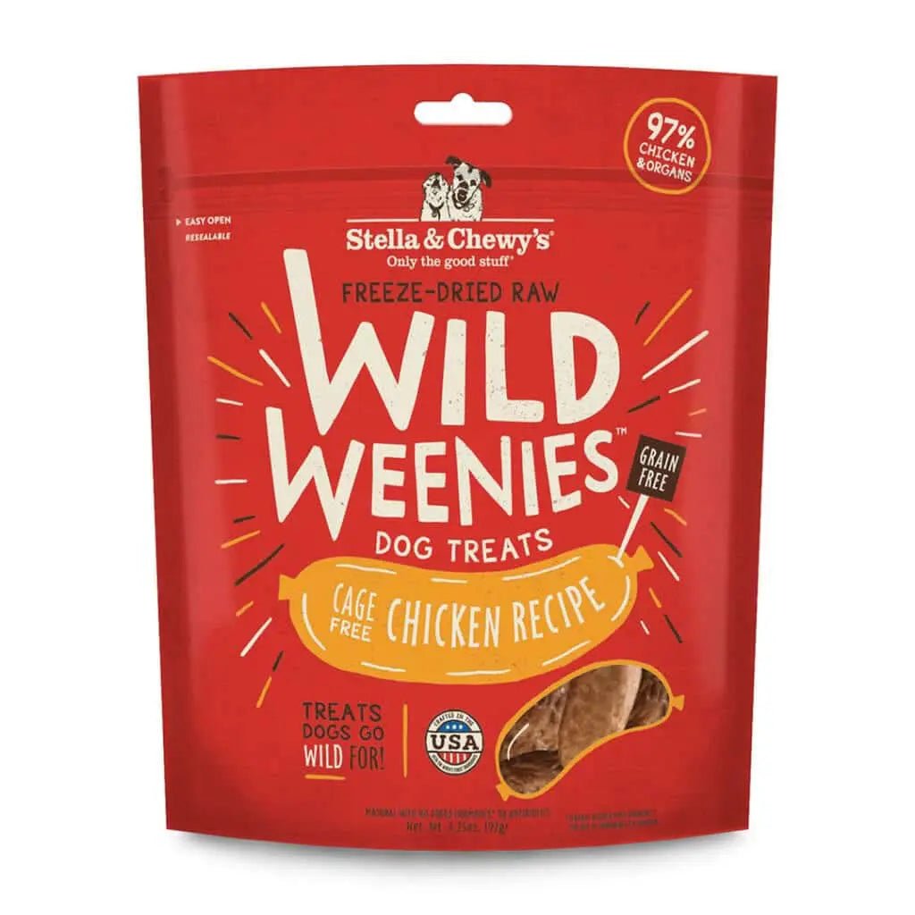 Cage-free Chicken Wild Weenies - Freeze Dried Raw Dog Treats - Stella & Chewy's