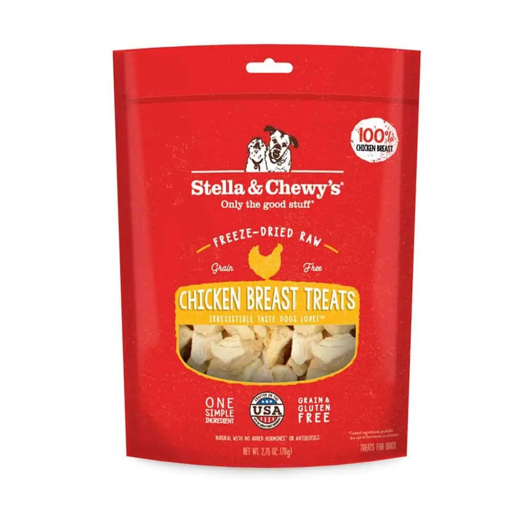 Chicken Breast Treats 2.75 oz - Freeze Dried Raw Dog Treats - Stella & Chewy's