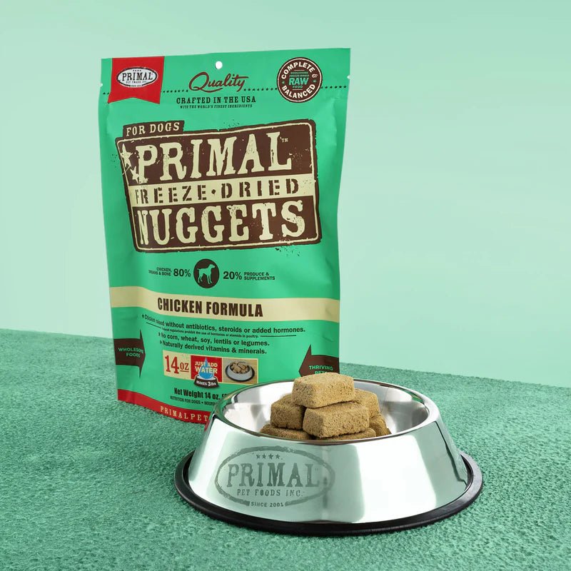 Chicken Canine Raw Nuggets - Freeze Dried Dog Food - Primal Pet Foods