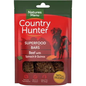 Country Hunter Superfood Bar Beef with Spinach & Quinoa 100g