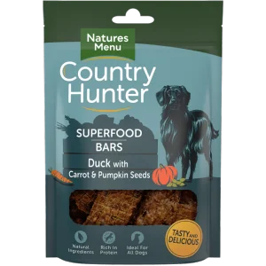 Country Hunter Superfood Bar Duck with Carrot & Pumpkin Seeds 100g