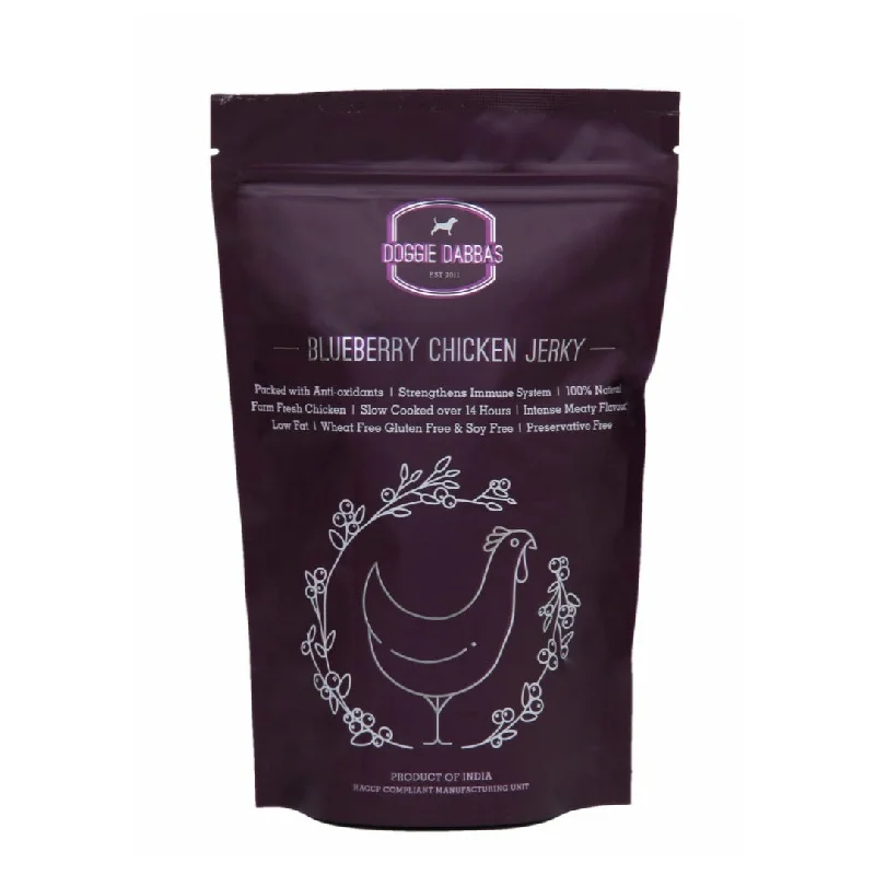 Doggie Dabbas Blueberry Chicken Jerky 85gms