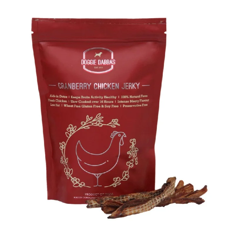 Doggie Dabbas Cranberry Chicken Jerky