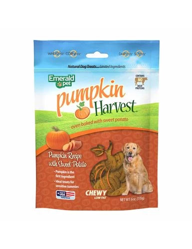 Emerald Pet Pumpkin & Sweet Potato chewy dog treats