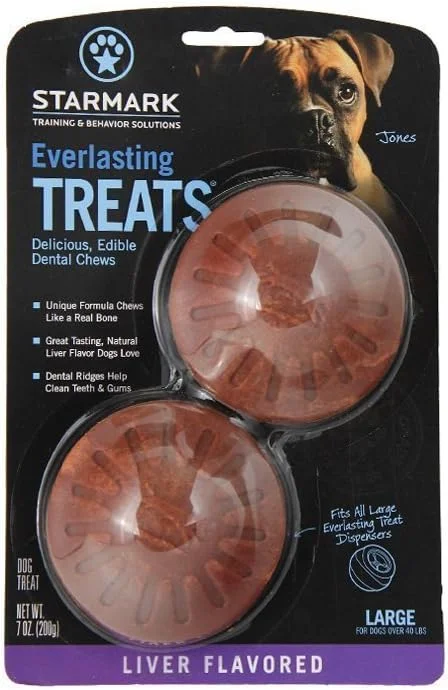 STARMARK Everlasting Original Domed Treats Liver flavor 2pk