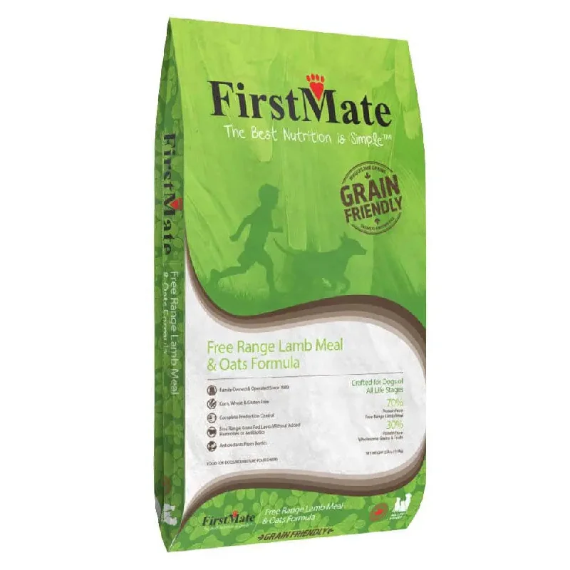 FirstMate? Grain Friendly? Free Range Lamb & Oats Formula Dog Food 25 Lbs