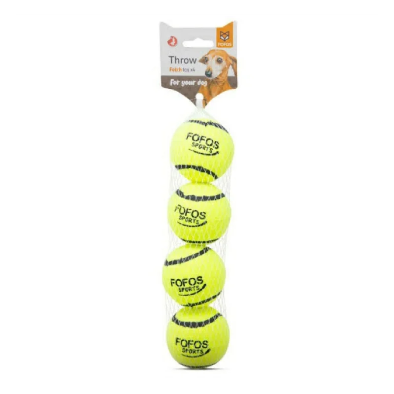 FOFOS Sports Fetch Ball 4pk