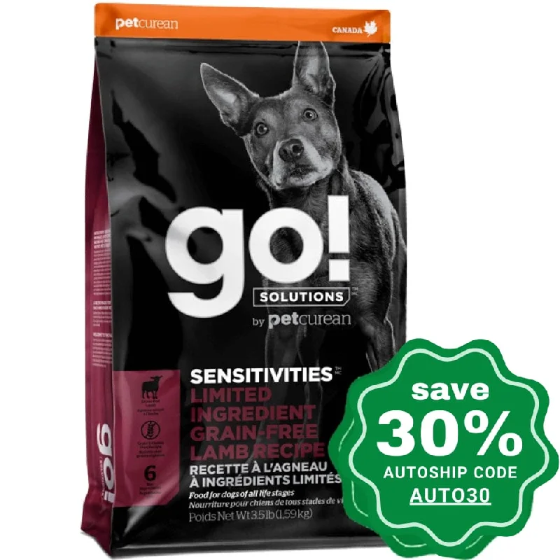 GO! SOLUTIONS - SENSITIVITIES Dry Food for Dog - Limited Ingredient Grain Free Lamb Recipe - 22LB