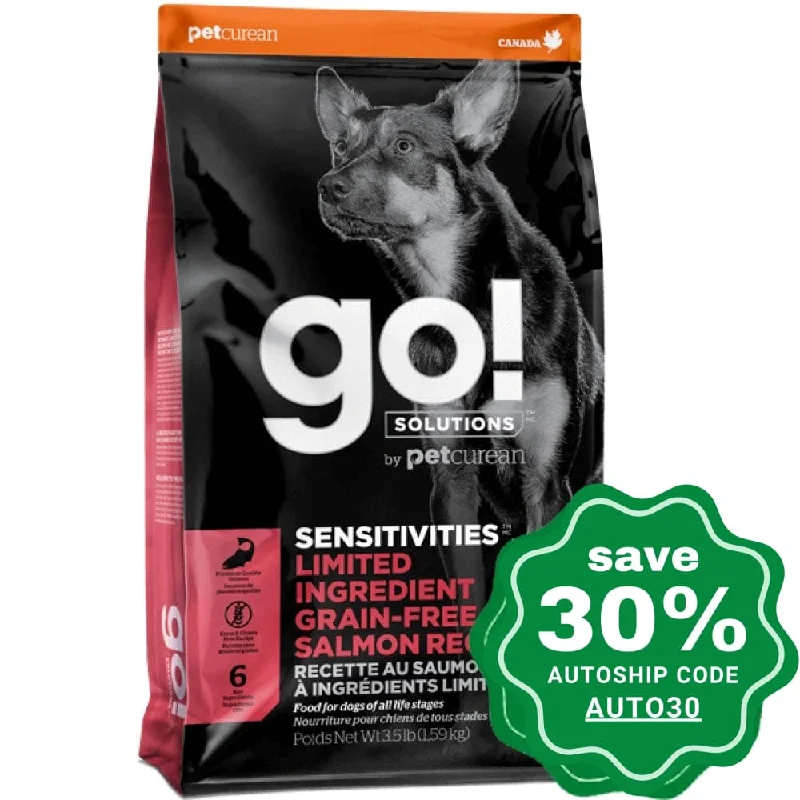 GO! SOLUTIONS - SENSITIVITIES Dry Food for Dog - Limited Ingredient Grain Free Salmon Recipe - 3.5LB