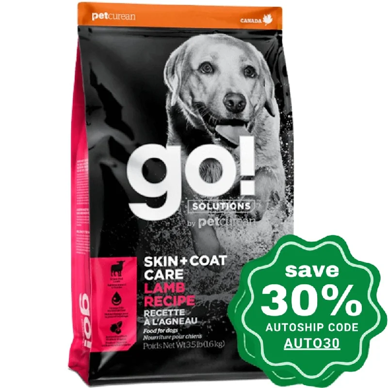 GO! SOLUTIONS - SKIN + COAT CARE Dry Food for Dog - Lamb Recipe - 12LB