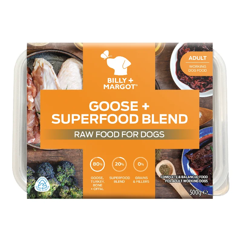 Goose + Superfoods Raw Dog Food