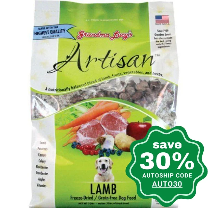 Grandma Lucy's - Artisan Freeze Dried Lamb Grain Free Dog Food - 10LB