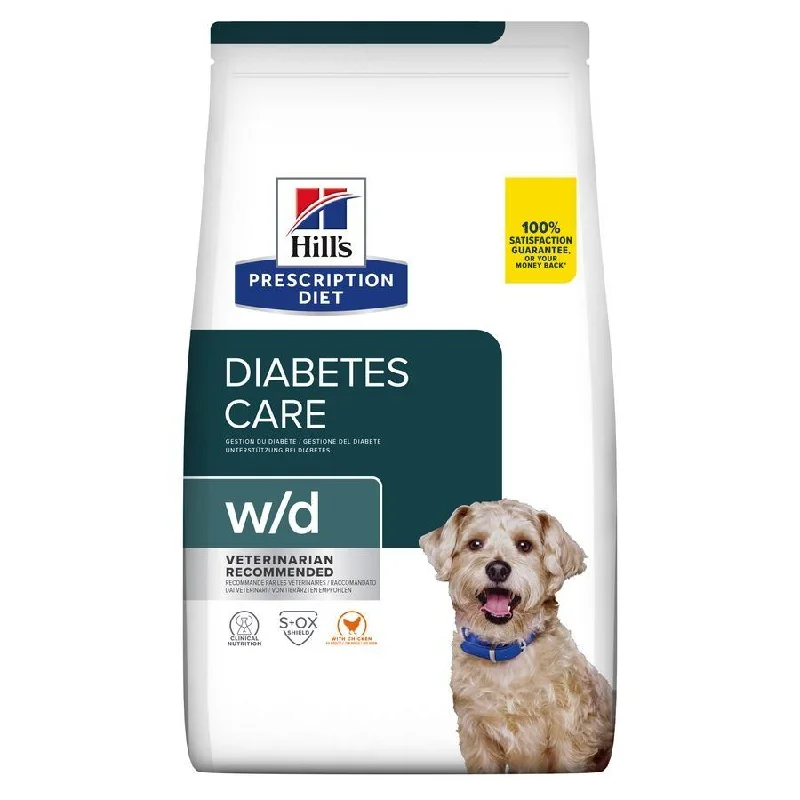 Hill's Prescription Diet w/d Diabetes Care Dog Food with Chicken