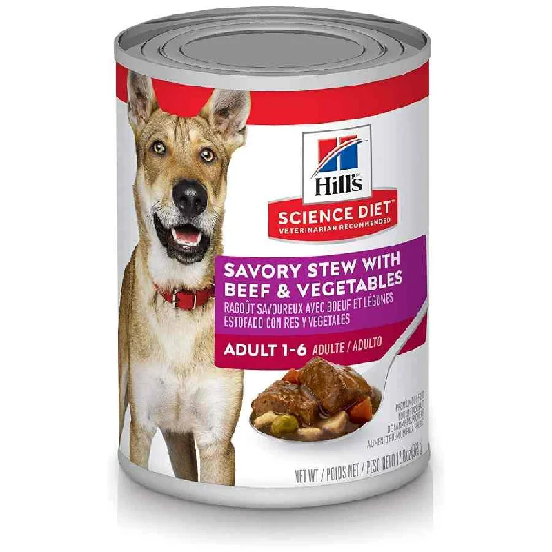 Hills Science Diet Beef Vegetable Stew Cans