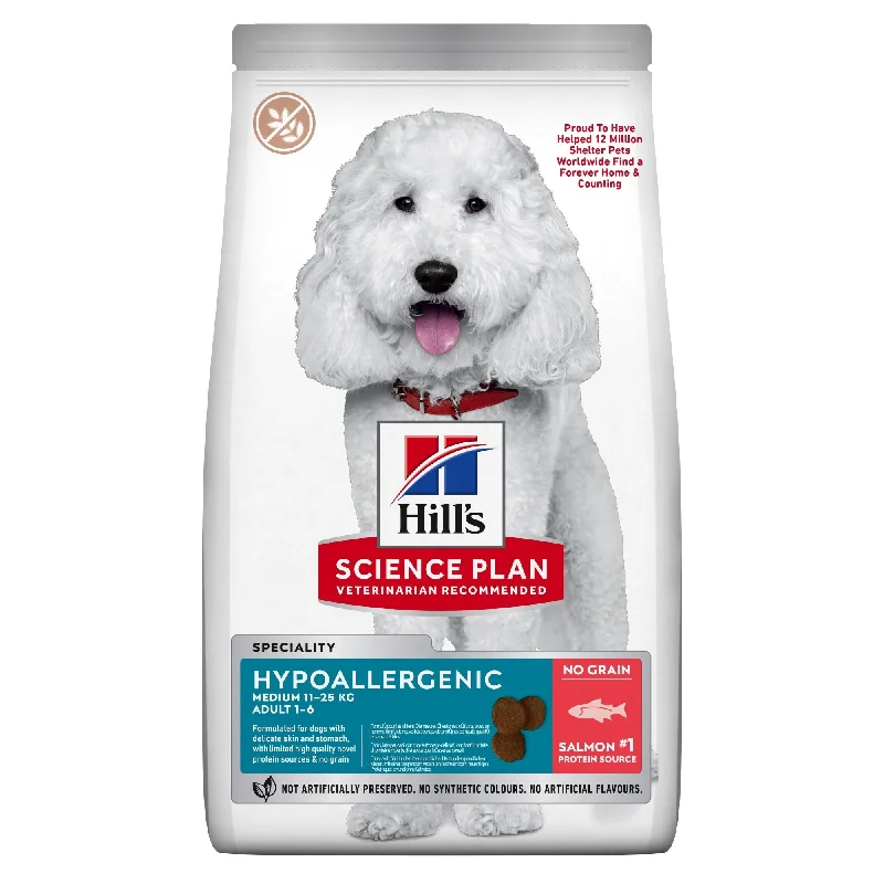 Hill's Science Plan Hypoallergenic Medium Breed Adult Dry Salmon Dog Food