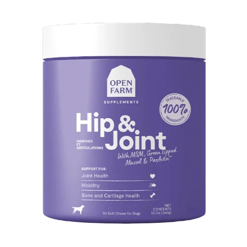 Hip & Joint Supplement Chews for Dogs - Dog Supplements - Open Farm