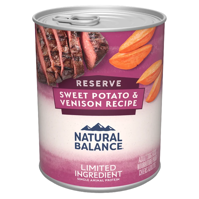 Natural Balance Limited Ingredient Reserve Grain Free Sweet Potato & Venison Dog Wet