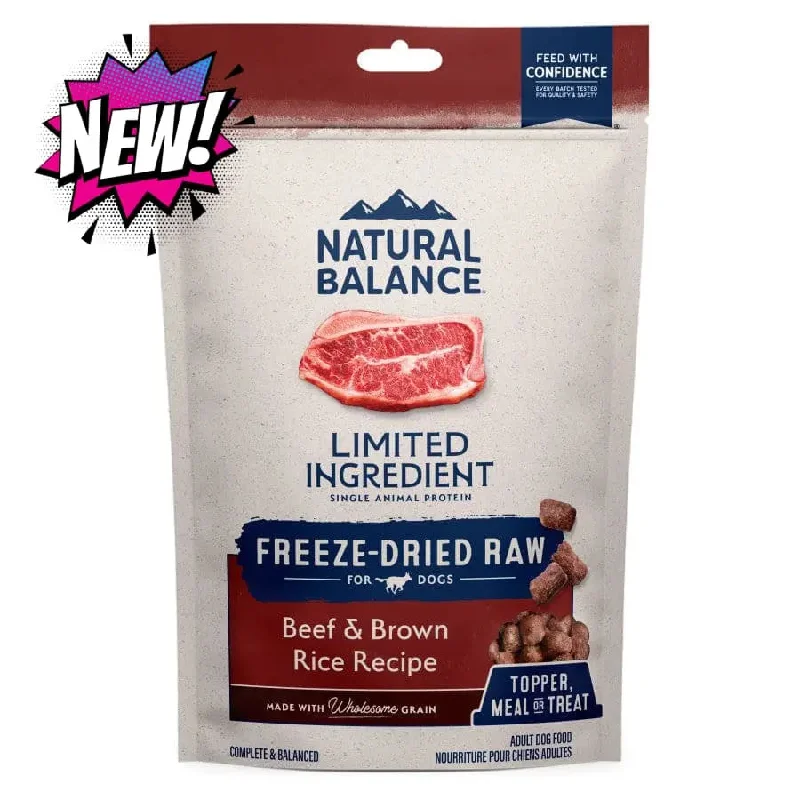 Natural Balance Pet Foods L.I.D. Freeze Dried Dog Food