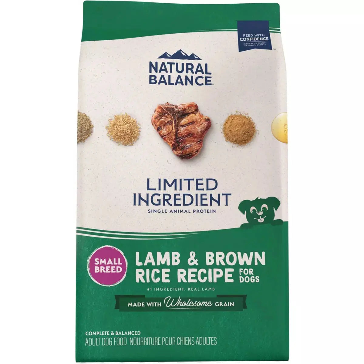 Natural Balance Pet Foods LID Lamb and Brown Rice Small Breed Dry Dog Food