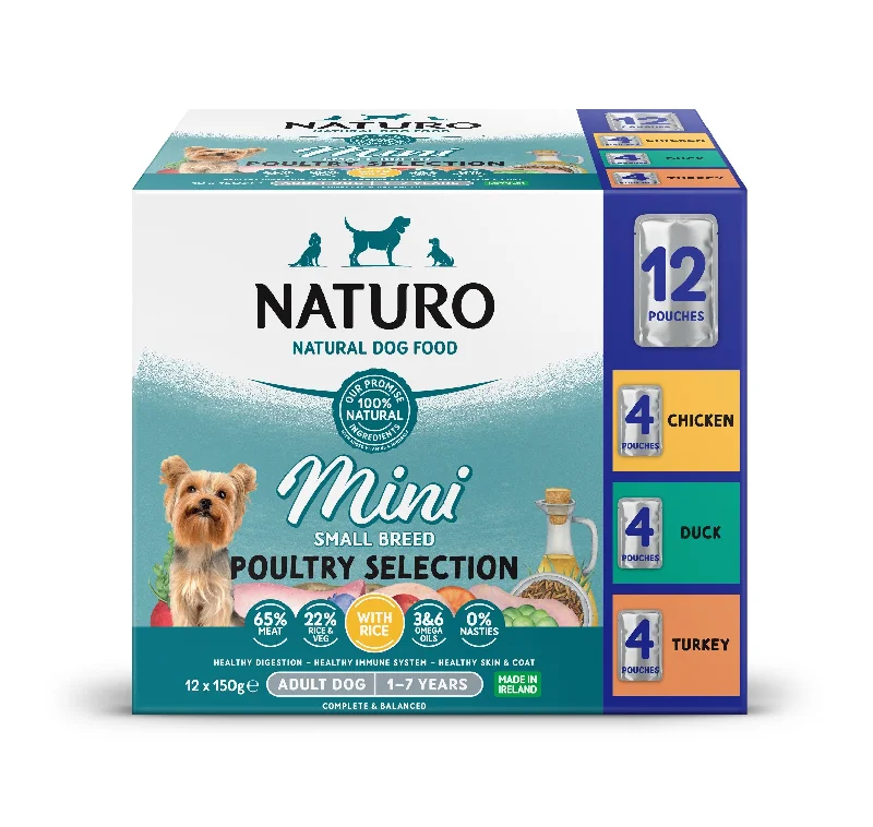 Naturo Adult Mini Variety Pch 4x12x150g