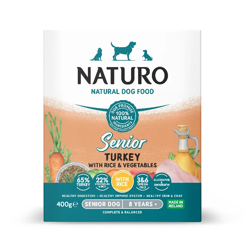 Naturo Senior Turkey R&V Tray 7x400g