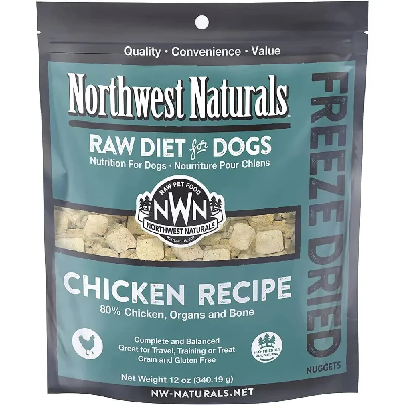 Northwest Naturals Freeze Dried Raw Diet for Dogs Chicken Nuggets Dog Food