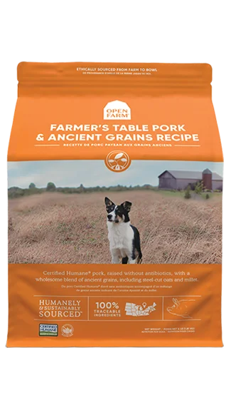 Open Farm Dry Dog Food: Farmer's Table Pork & Ancient Grains Recipe