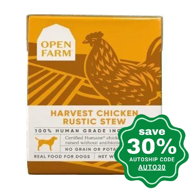 Open Farm - Wet Food for Dogs - Grain Free Rustic Blend Harvest Chicken Recipe - 12.5OZ (min. 24 cartons)