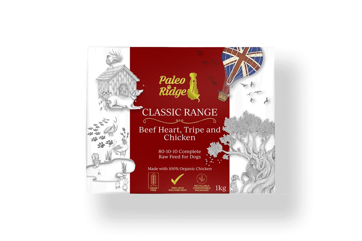 Paleo Ridge Beef Heart, Tripe & Chicken 1kg