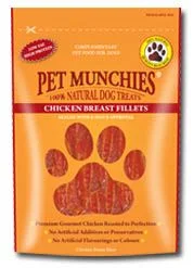 Pet Munchies Chicken Breast Fillets 100g