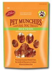 Pet Munchies Duck Twists 80g