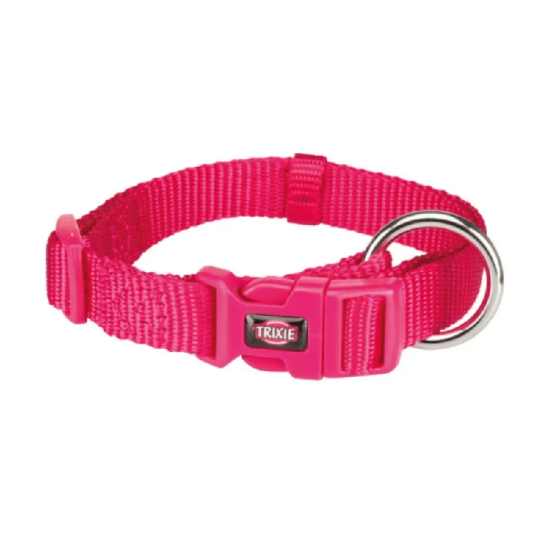 Trixie Premium Collar, S - M (30-45 cms/15mm), Fuchsia