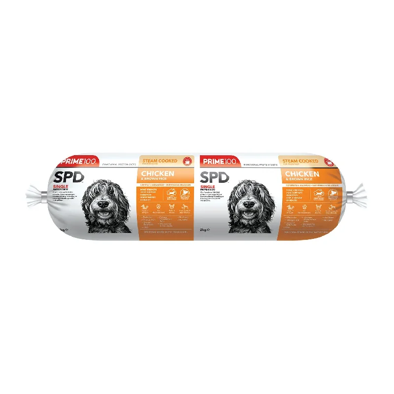 Prime100 Chicken & Brown Rice Dog Roll 2kg