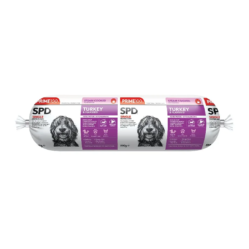 Prime100 Turkey & Flaxseed Dog Roll